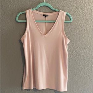 Pink Express V-neck tank Small